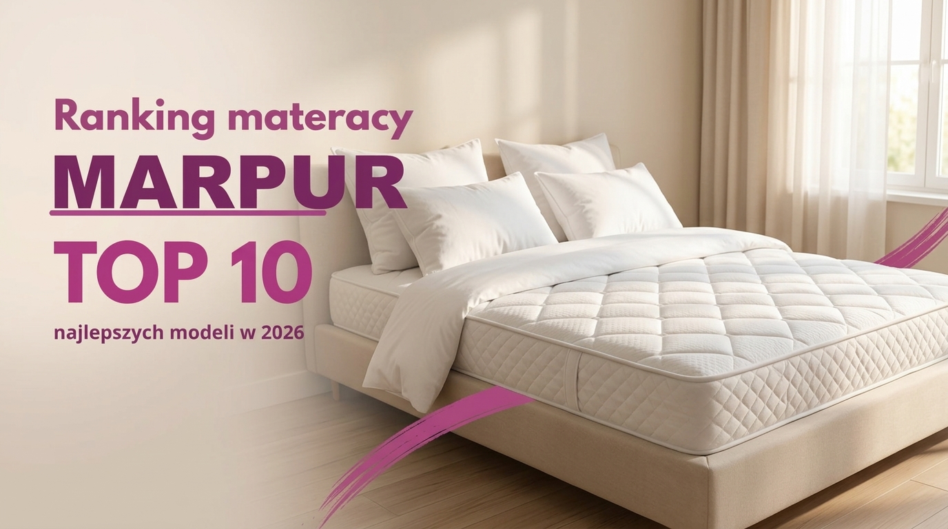 Ranking materacy MARPUR TOP 10 — najlepsze modele 2026 od polskiego producenta